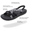 Wildvibe Flat Sandals for Women | Comfy Walking, Hiking, Water Sports, Recovery